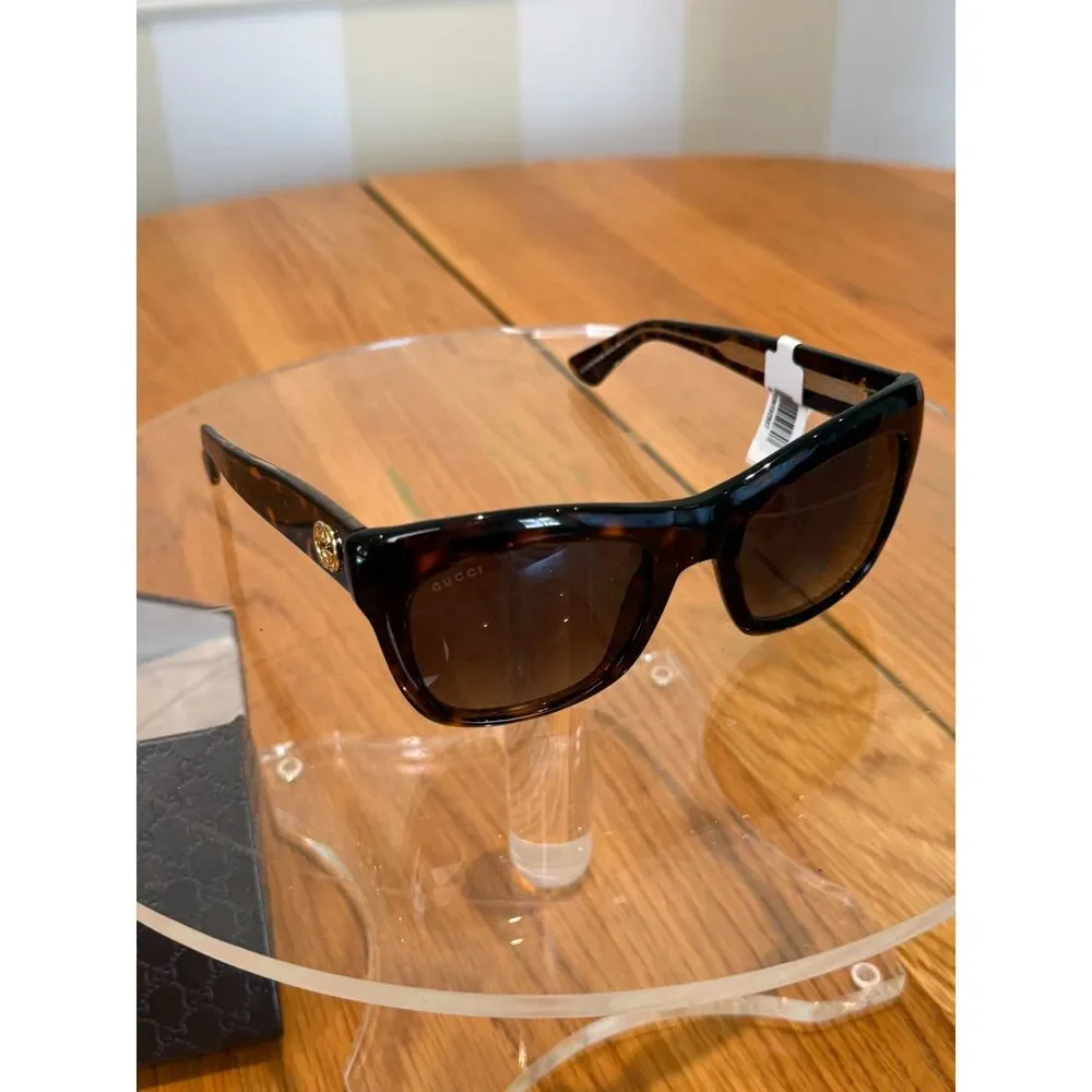 Gucci GG 3827/S Tortoiseshell Square Sunglasses w/ Original Case